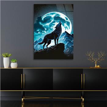 Vertical Tempered Glasss Wall Arts Natured-Themed192