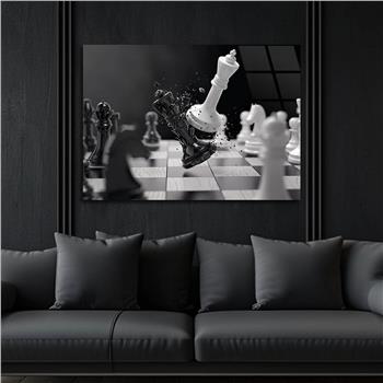 Horizontal Art-Themed Tempered Glass Wall Art 343