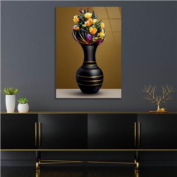 Vertical Tempered Glasss Wall Arts Art-Themed267