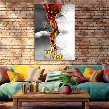Kunst Thema auf bedrucktem Glas