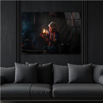 Tempered Glasss Wall Arts Natured-Themed