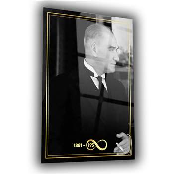 Dikey VatanTemalı Cam Tablo 238