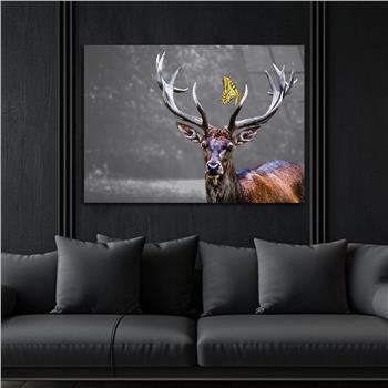 Horizontal Natured-Themed Tempered Glass Wall Art 298