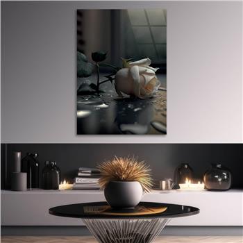 Vertical Tempered Glasss Wall Arts Natured-Themed214