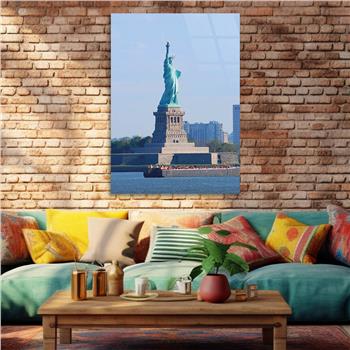 Vertical Tempered Glasss Wall Arts Natured-Themed218