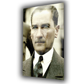 MUSTAFA KEMAL ATATÜRK GÖRSELLİ CAM TABLO