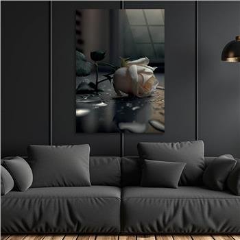 Vertical Tempered Glasss Wall Arts Natured-Themed214