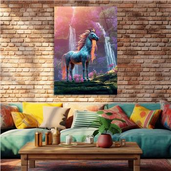 Vertical Tempered Glasss Wall Arts Natured-Themed225