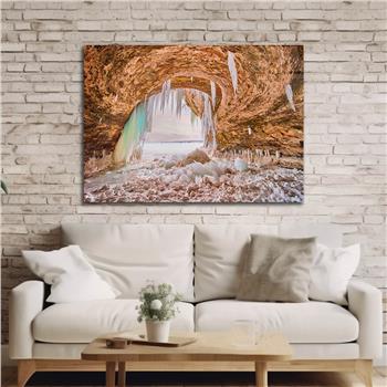 Horizontal Natured-Themed Tempered Glass Wall Art 256