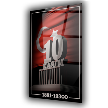 Dikey VatanTemalı Cam Tablo 129