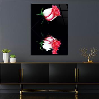 Vertical Tempered Glasss Wall Arts Natured-Themed155