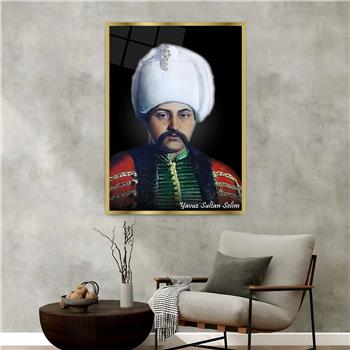 Aluminum-Framed National-Themed Tempered Glass Wall Art 054