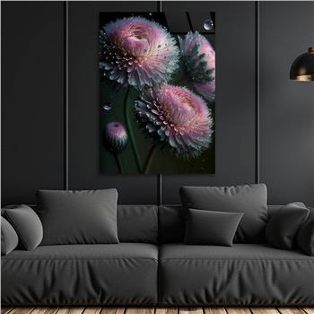 Vertical Tempered Glasss Wall Arts Natured-Themed154