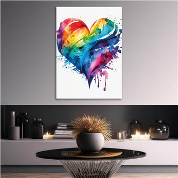Vertical Tempered Glasss Wall Arts Natured-Themed119