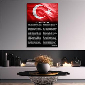 Dikey VatanTemalı Cam Tablo 187