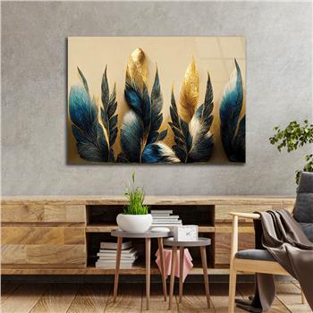 Horizontal Art-Themed Tempered Glass Wall Art 326