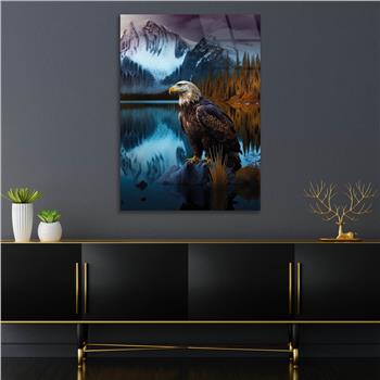 Vertical Tempered Glasss Wall Arts Natured-Themed198