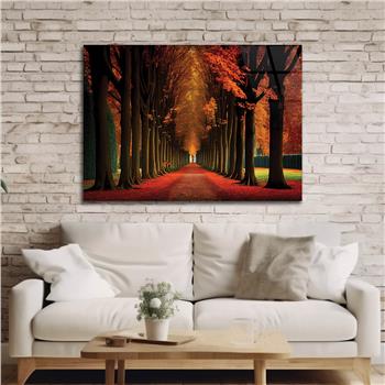 Horizontal Art-Themed Tempered Glass Wall Art 316