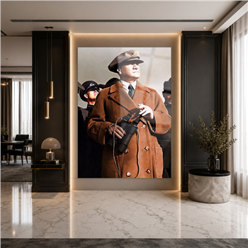 Dikey VatanTemalı Cam Tablo 134