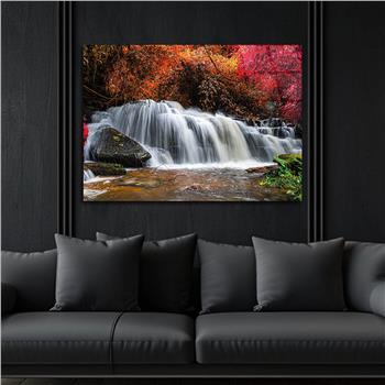 Horizontal Natured-Themed Tempered Glass Wall Art 284