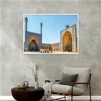 Aluminum-Framed Religious-Themed Tempered Glass Wall Art 024