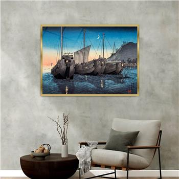 Aluminum-Framed Art-Themed Tempered Glass Wall Art 147