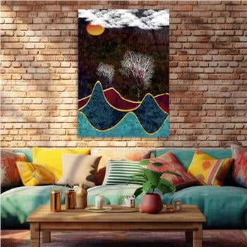 Vertical Tempered Glasss Wall Arts Art-Themed261