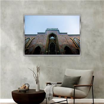 Aluminum-Framed Religious-Themed Tempered Glass Wall Art 043