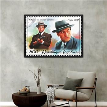 Aluminum-Framed Art-Themed Tempered Glass Wall Art 154