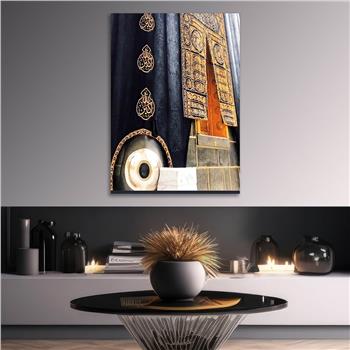 Ka’bah  on Glass Print Caaba Glass Wall Art Kaaba Tempered Glass Wall Art