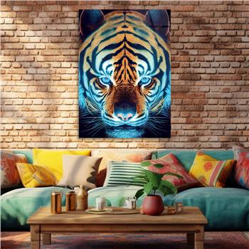 Vertical Tempered Glasss Wall Arts Natured-Themed224