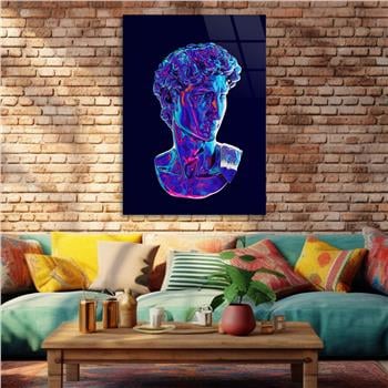 Kunst Thema auf bedrucktem Glas