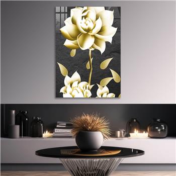 Vertical Tempered Glasss Wall Arts Natured-Themed107