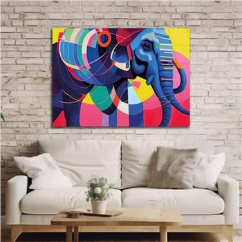 Horizontal Art-Themed Tempered Glass Wall Art 259