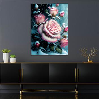 Vertical Tempered Glasss Wall Arts Natured-Themed149