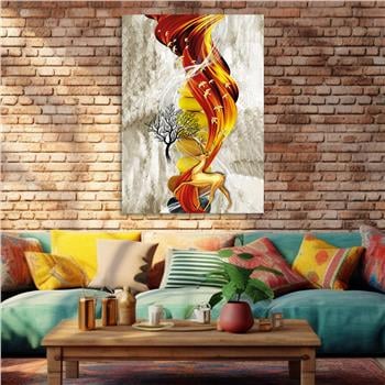 Kunst Thema auf bedrucktem Glas