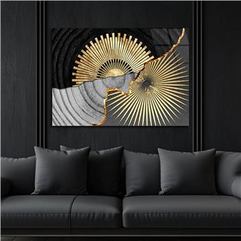 Horizontal Art-Themed Tempered Glass Wall Art 303