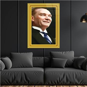 MUSTAFA KEMAL ATATÜRK Tempered Glasss Wall Art 