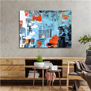 Yatay Sanat Temalı Cam Tablo 254