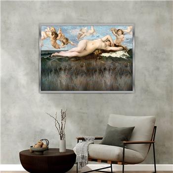 Aluminum-Framed Art-Themed Tempered Glass Wall Art 076