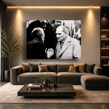 Yatay VatanTemalı Cam Tablo 113
