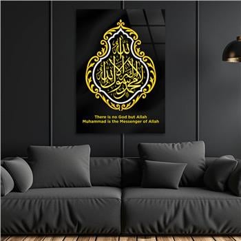 Religiöses Thema auf bedrucktem Glas