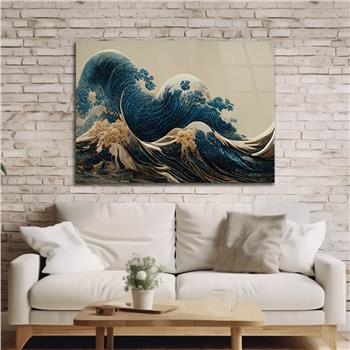 Horizontal Art-Themed Tempered Glass Wall Art 337