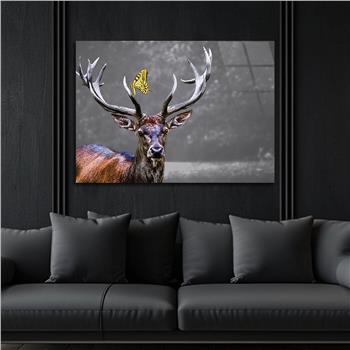 Horizontal Natured-Themed Tempered Glass Wall Art 299