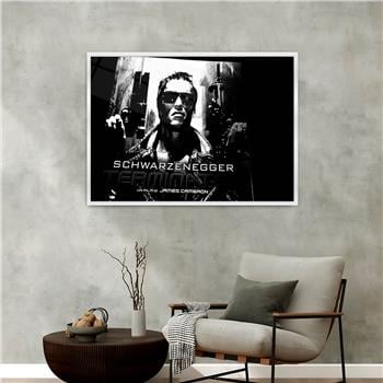 Aluminum-Framed Art-Themed Tempered Glass Wall Art 150