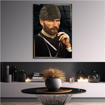 MUSTAFA KEMAL ATATÜRK Tempered Glasss Wall Art