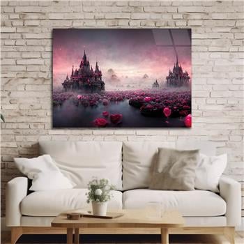 Horizontal Natured-Themed Tempered Glass Wall Art 324