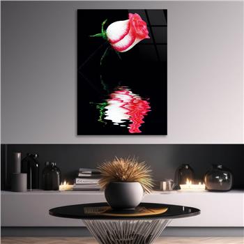 Vertical Tempered Glasss Wall Arts Natured-Themed155