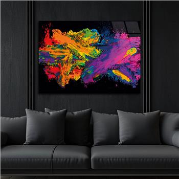 Horizontal Art-Themed Tempered Glass Wall Art 293