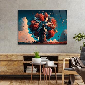Horizontal Natured-Themed Tempered Glass Wall Art 318
